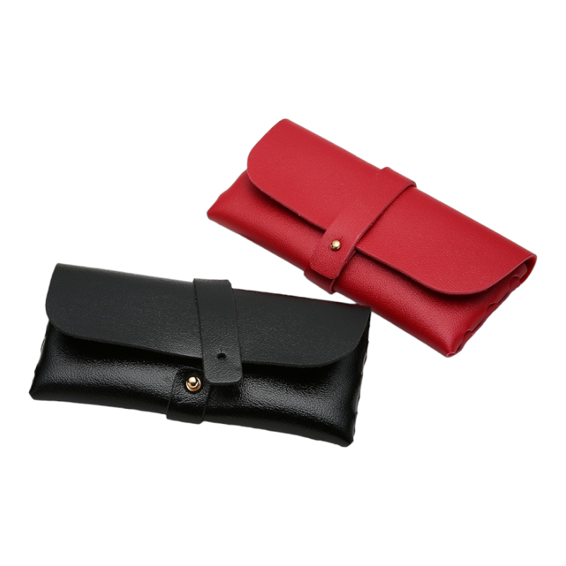 Soft Button Sunglasses Case